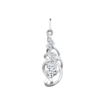 Pendant with zirconia 