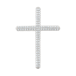 Pendant cross with zirconia 