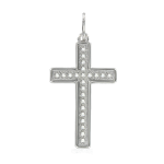 Pendant cross with zirconia 