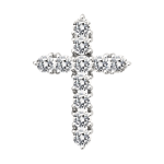 Anhänger – Kreuz mit Zirkonia 