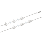 Bracelet with zirconia 