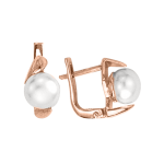 Earrings with pearls 