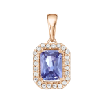 Pendant with zirconia 