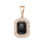 Pendant with zirconia 