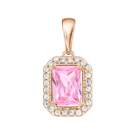 Pendant with zirconia 