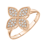 Women's ring with zirconia 