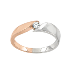 Women's ring with diamond 