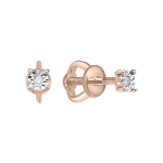 Stud earrings with diamonds 