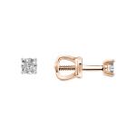 Stud earrings with diamonds 