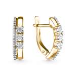 Earrings with diamonds 
