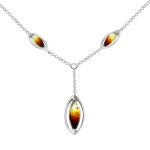 Collier mit Bernstein 