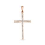 Anhänger – Kreuz mit Brillanten 