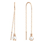 Earrings with pearl 
