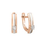 Earrings with diamonds 