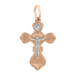Pendant cross with zirconia 