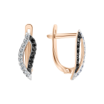 Earrings with zirconia 
