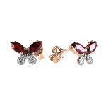Stud earrings "Butterfly" 