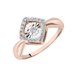 Women's ring with diamonds 