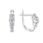 Earrings with zirconia 