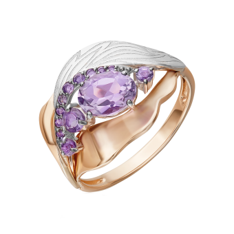 Damenring mit Amethyst 