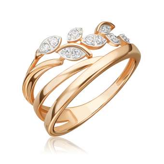 Women's ring with zirconia 