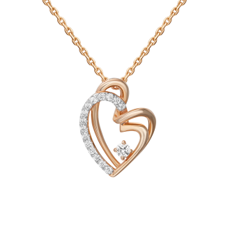 Pendant with zirconia 