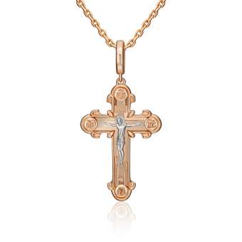 Pendant - Cross with engraving 