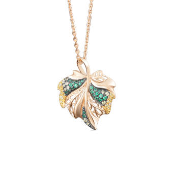 Pendant with zirconia 