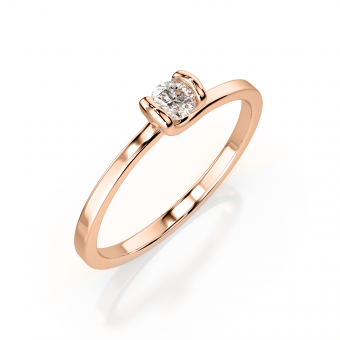 Women's ring with diamond 