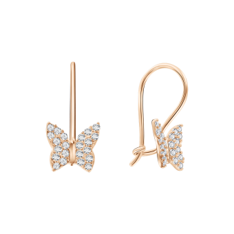 Earrings butterflies 