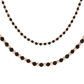 Necklace or bracelet with onyx necklace 45 cm