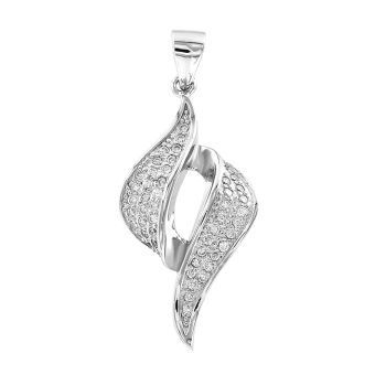 Pendant with zirconia 