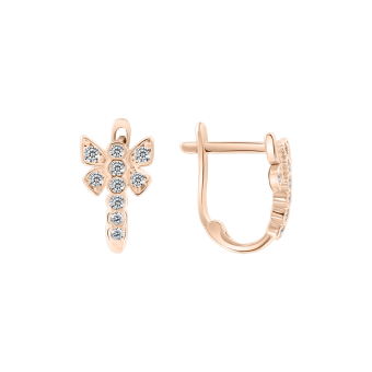 Earrings butterflies 