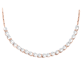 Necklace or bracelet with pearl 