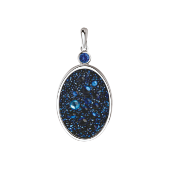 Pendant with crystals and zirconia 