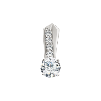 Pendant with zirconia 