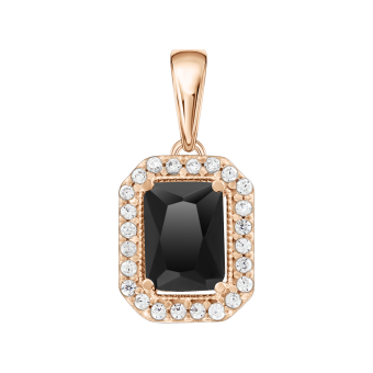 Pendant with zirconia 