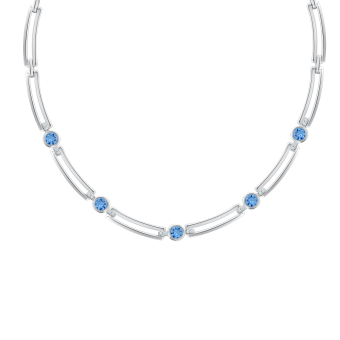 Necklace with zirconia 