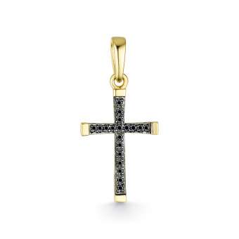 Anhänger – Kreuz mit Brillanten 