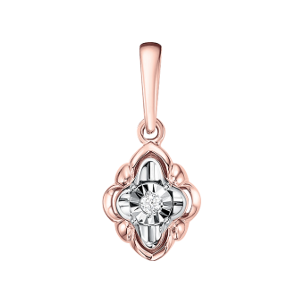 Pendant with a brilliant 