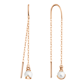 Earrings with pearl 