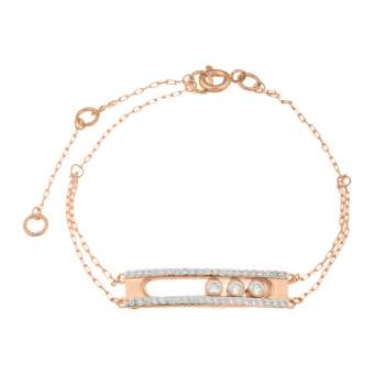 Bracelet with zirconia 