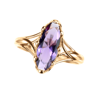 Damenring mit Amethyst 