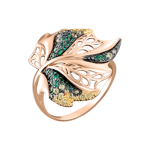 Women's ring with zirconia 