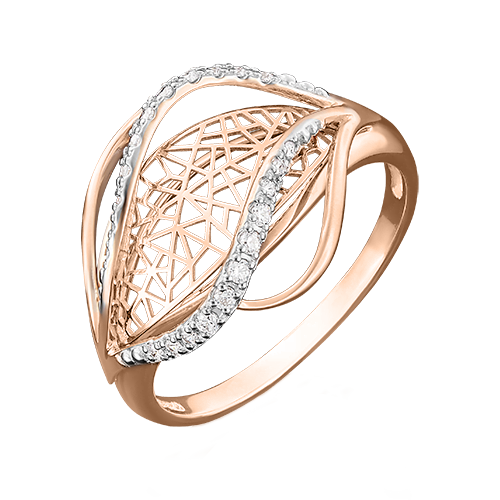 Women's ring with zirconia 