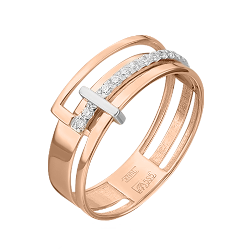 Women's ring with zirconia 