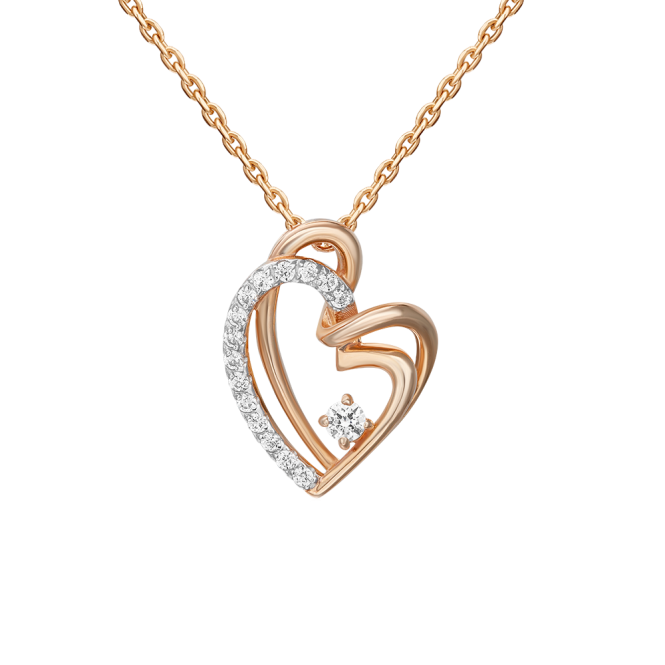 Pendant with zirconia 