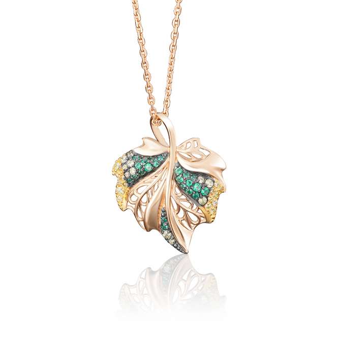 Pendant with zirconia 