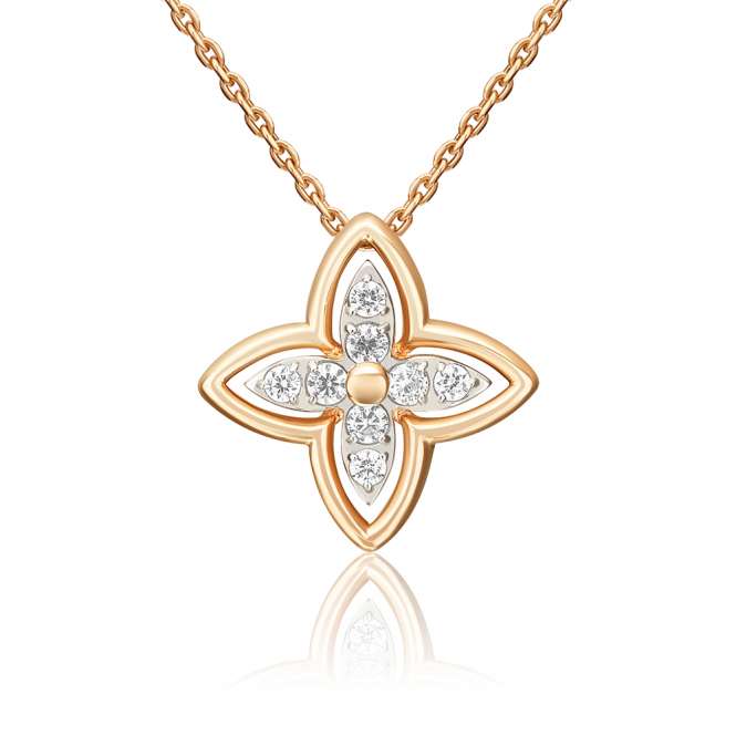 Pendant with zirconia 