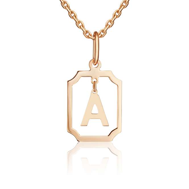 Pendant letter "A" 